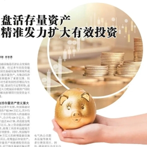 盘活存量资产 精准发力扩大有效投资