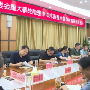 河南省安委会第九综合抽查检查组到光山县开展重大事故隐患专项排查整治督导检查