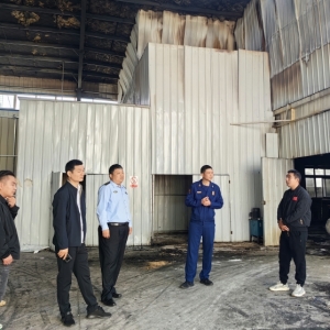 漯河市郾城区消防救援大队开展火灾现场安全警示教育
