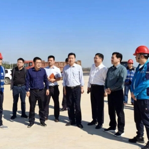 曲尚英调研督导G107线新建工程项目建设