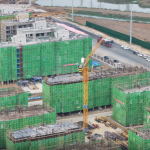 河南息县：最后冲刺！信阳师范学院淮河校区二期工程扩建项目即将竣工