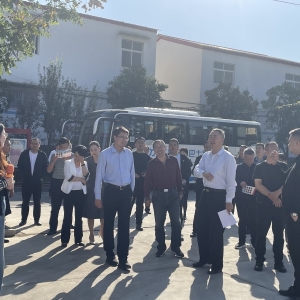 三门峡市到漯河市城乡一体化示范区黄赵村学习考察全国文明村镇建设工作