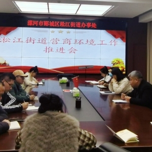 漯河市郾城区淞江街道：运筹帷幄优化营商 全力以赴服务企业