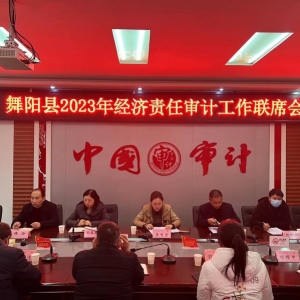 漯河市舞阳县召开2023年经济责任审计工作联席会
