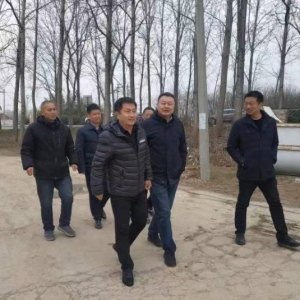 漯河市源汇区供销社调研大刘供销社为农服务中心扩建项目工作