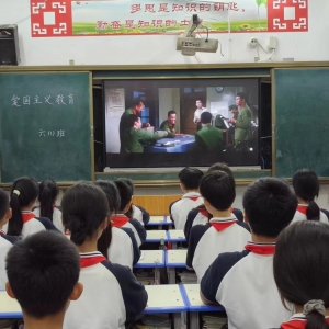 漯河市源汇区大刘镇初级中学，开展爱国主义主题教育班会活动